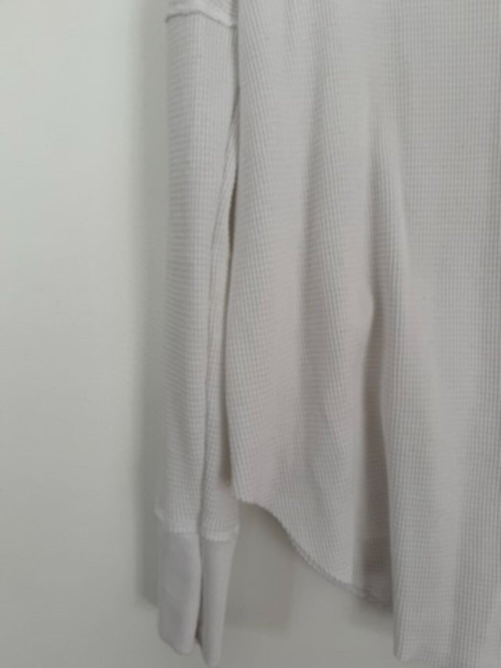 TNA Waffle Knit Cowl Neck Long Sleeve Top | White | Size M - Picture 7 of 10